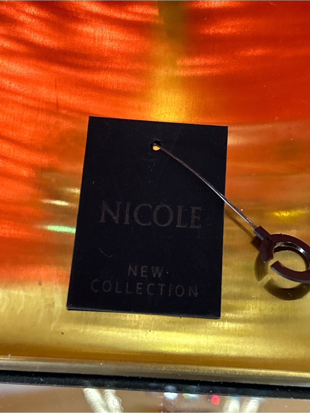 Nicole Clear Multi-Color Rhinestone Phone Crossbody Bag - Approx. 4.5 x 7 - Picture 11 of 12